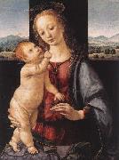 Leonardo  Da Vinci Madonna and Child with a Pomegranate Germany oil painting artist